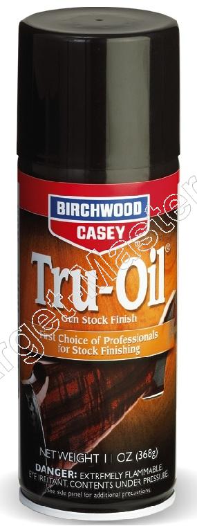 BIRCHWOOD CASEY  -  Geweer Kolf Olie  -  TRU-OIL  -  Gun Stock Finish  -  Spuitbus  -  inhoud 312 gram